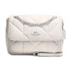 New COACH Klare Sheepskin With Cow Leather Cloud Bag Shoulder Bag Crossbody Bag Medium Size Women's White CJ611-SVHA