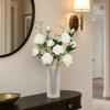 Realistic Simulation Big Rose Handmade Faux Rose Branch Artificial Rose Flower  Wedding Party