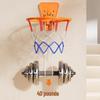 Foldable No-Drill Indoor Kids Basketball Hoop