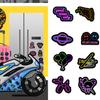 Neon Lights DIY Fine Laptop Stickers Multi-functional Workmanship