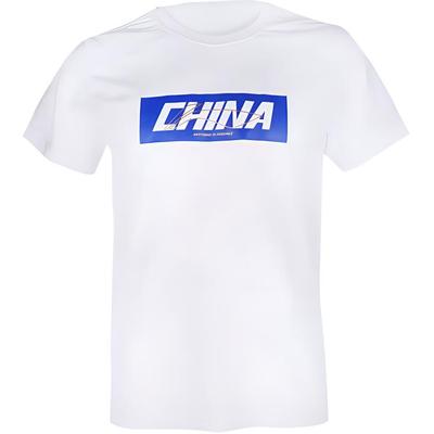 Li Ning Sports Fashion Series Printed Crew Neck Short Sleeve Jersey Men Jersey Standard-White AHSR041-1