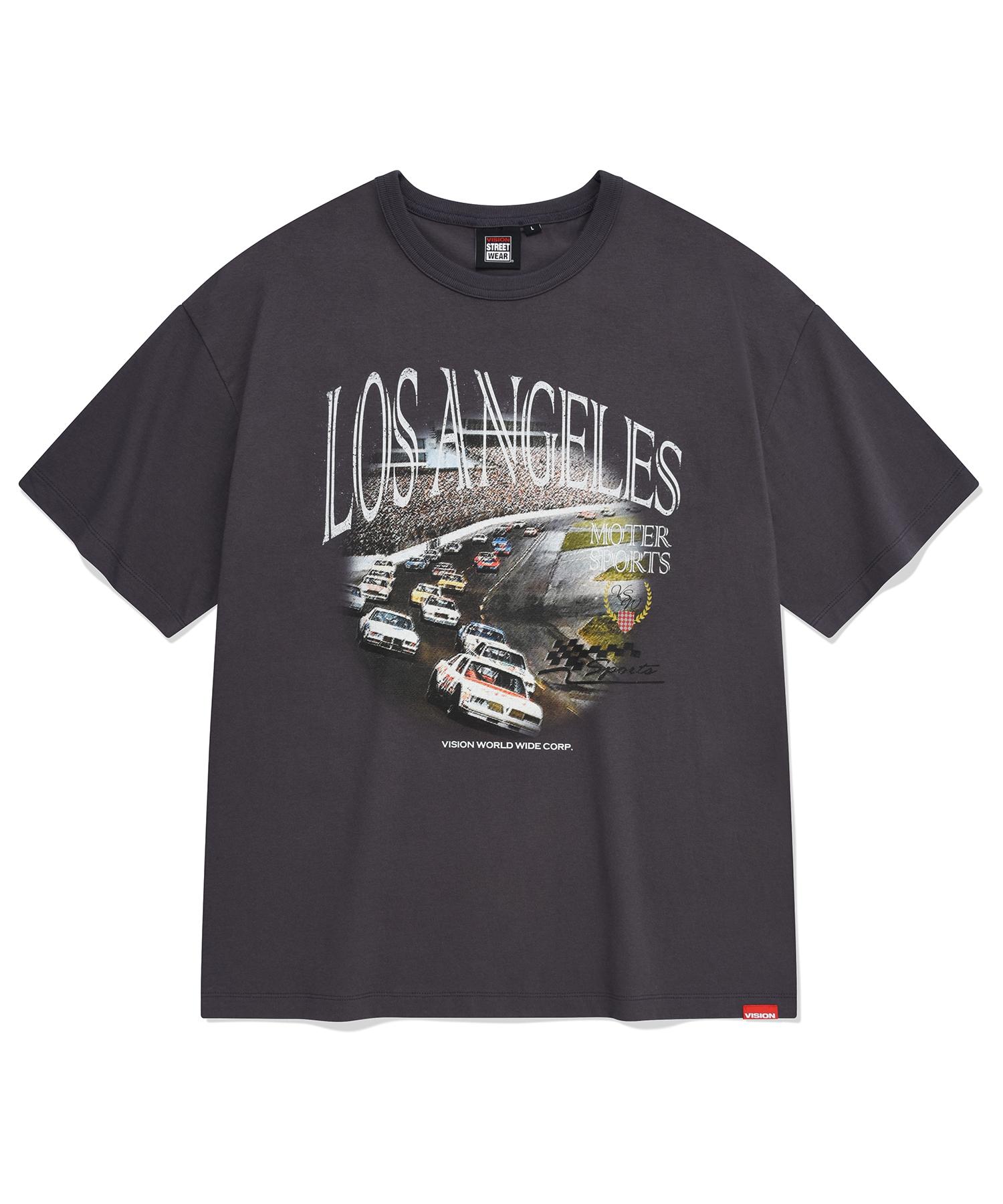 Vision Streetwear Vsw Los Angeles Racing T-Shirts Onix Black L