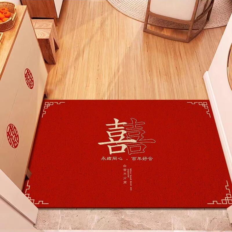 Wedding Bathroom Door Absorbent Mat Toilet Household Quick-drying Carpet Toilet Diatomaceous Mud Non-slip Cushion