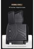 TPE Car Floor Mats for Buick LaCrosse 09-25 Models - Double Layer, Half-Surround, Luxury Starry Sky Design.