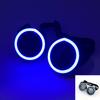 Wireless LED Glowing Glasses Round Luminous Eyewear Novelty Party Glasses  Halloween Cosplay