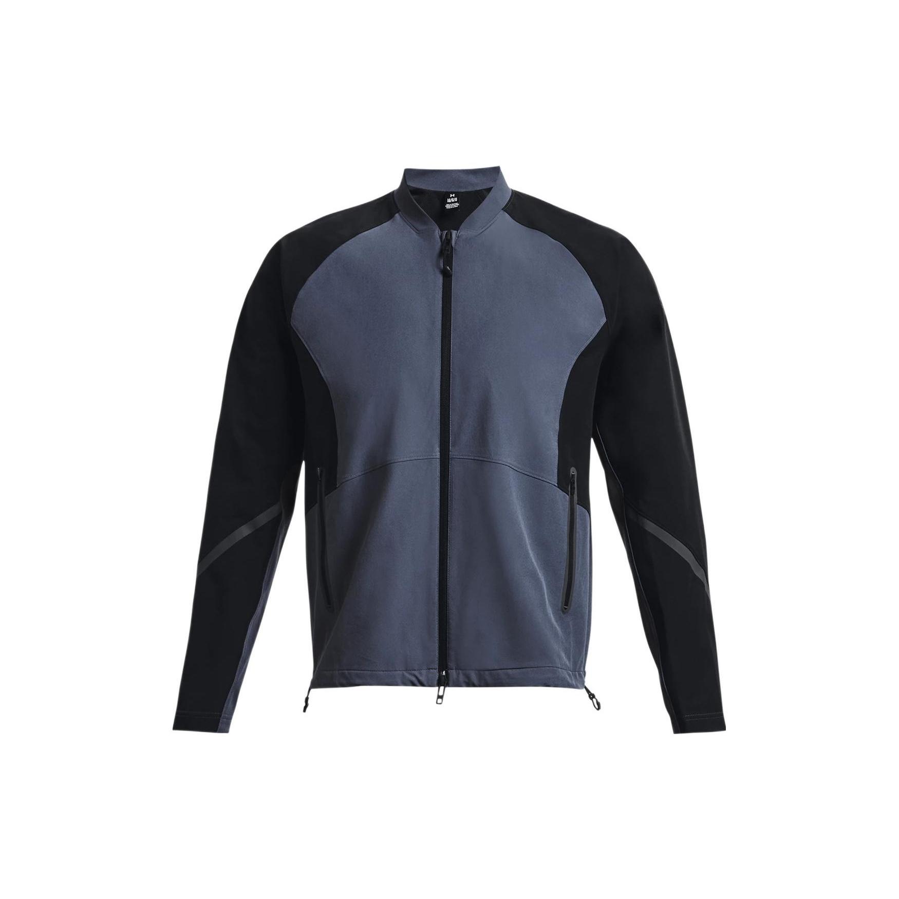 Under Armour Unstoppable Bomber Jacket Black Grey Men s 1377170-044 XXL