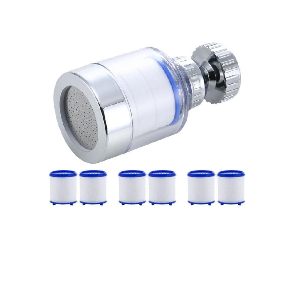 Faucet Filter Element Water Purifier Filter Remove Chlorine Heavy Metal Faucet Adapter PP Cotton Filtration for Kitchen Bathroom