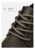 Men's Leather Outdoor Work & Hiking Casual Boots - Low-Top, Big Head Martin Style, Ideal for Spring & Autumn