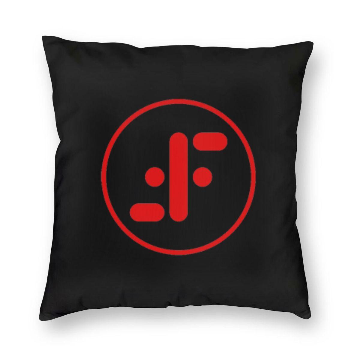 V The Visitors Insignia (Red) Square Pillowcase Pillow Cover Cushion Throw Pillow for Home Bedroom Car 12x12Inch