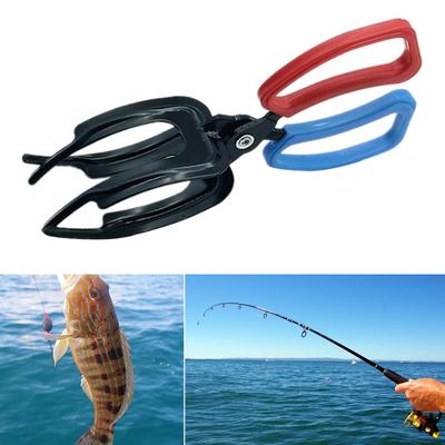 2/3 Klaue Metall Angelzange Krallenzange Fischkontrollklemme Tragbarer Fischgreifer für Outdoor-Angeln und Fangen