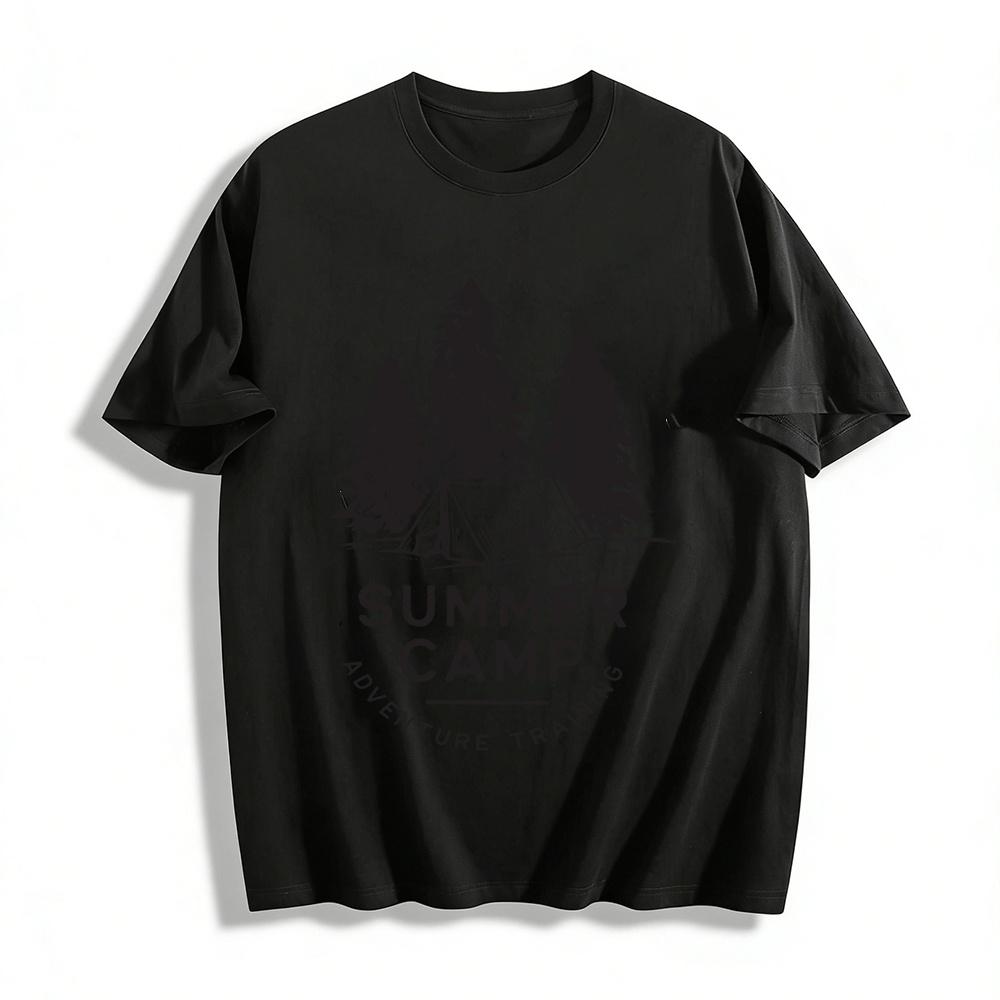 Summer Camp Adventure Training Graphic Casual T-Shirt Pure cotton T-shirt XXS