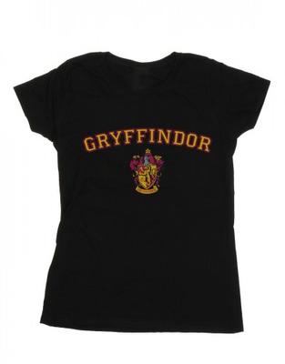 Damen/Damen Gryffindor Wappen Baumwoll-T-Shirt