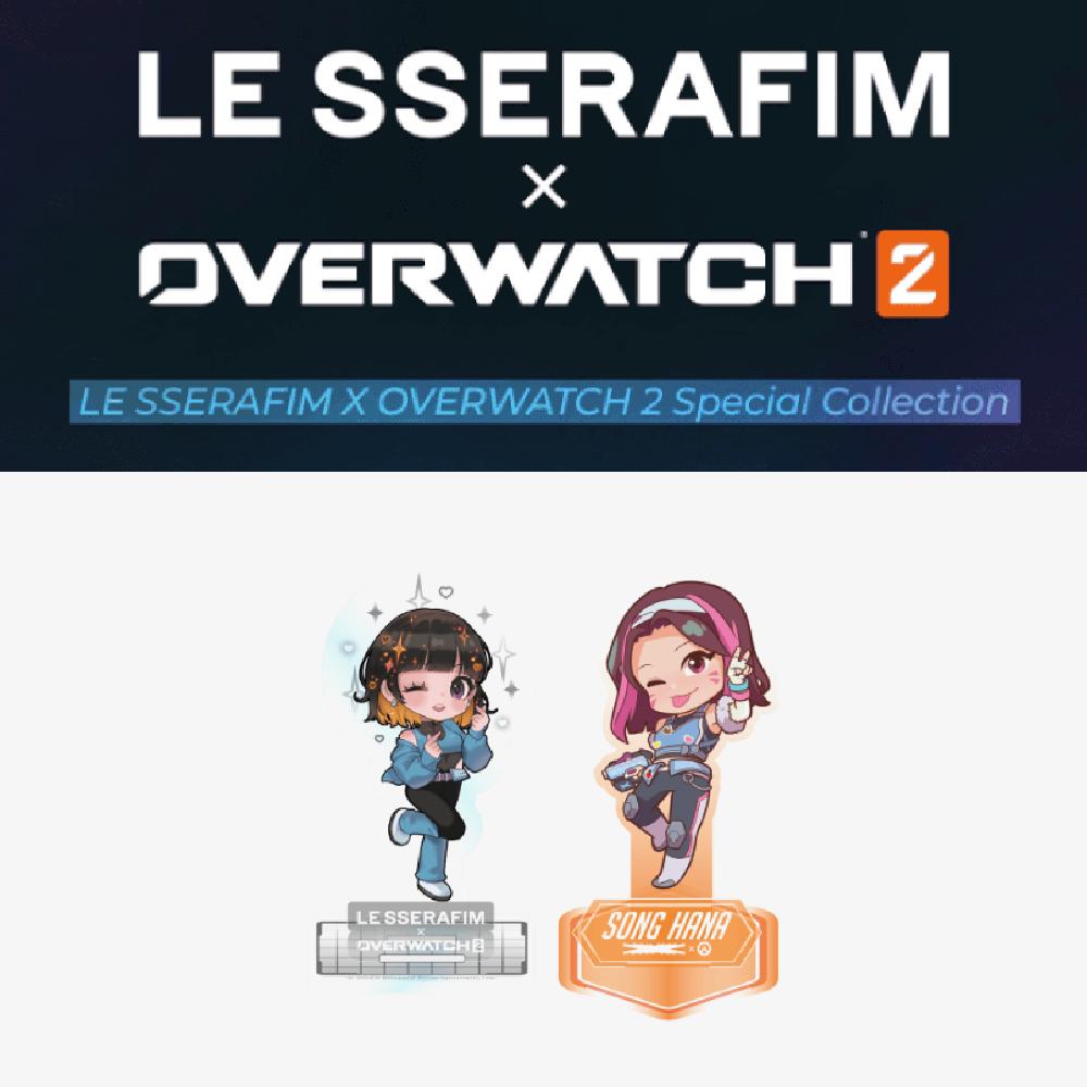 

Оформите предзаказ LE SSERAFIM X OVERWATCH Акриловая подставка SD ver.