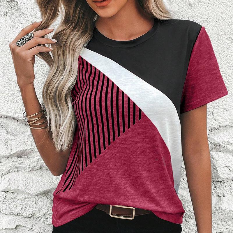 Moda Femei Animal Cal Fluture Câine Labe Imprime Tricou Funny Casual O-Gât cu mâneci scurte Tricou Vară Femeie Tricou