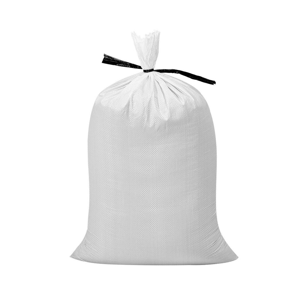 Empty Sandbags, 200 Packs 40 X 66 Cm, Heavy Duty Sand Bags Sacks with Ties, 22.6kg Capacity Woven Polypropylene Sandbags, Tear-Resistant &
