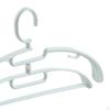 6 Piece Clothes Set Storage Hanger Versatile Double Layer Shoulder Shape Good Support for
