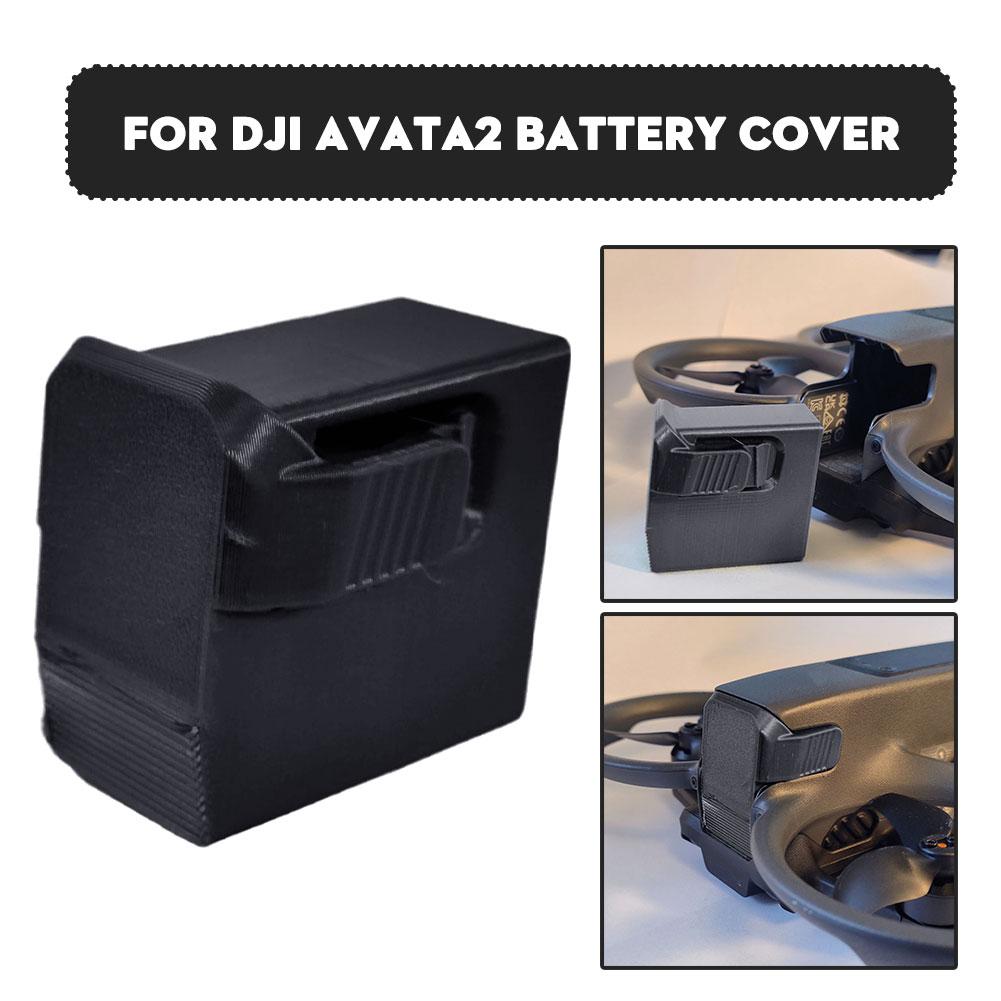 

For DJI AVATA2 Battery Slot Black Protective Cover 3D Printing Accessories For DJI AVATA 2 High Quality Accessories чорний