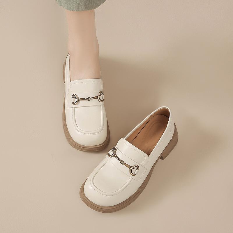 

Genuine leather flat for Huizhou women s shoes grape mother same small leather shoes women round head autumn and winter new loafers women 40 абрикосовий