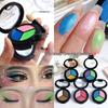 Shimmer Stage Makeup Palette: Blue, Green, Purple Eyeshadows