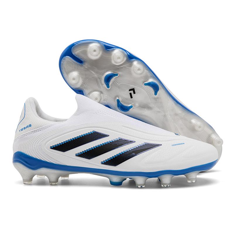 Nahtlose Flyknit Schnürlose COPA Fußballschuhe für Herren & Damen - Mit langen Stollen, Ideal für Wettkampf & Training