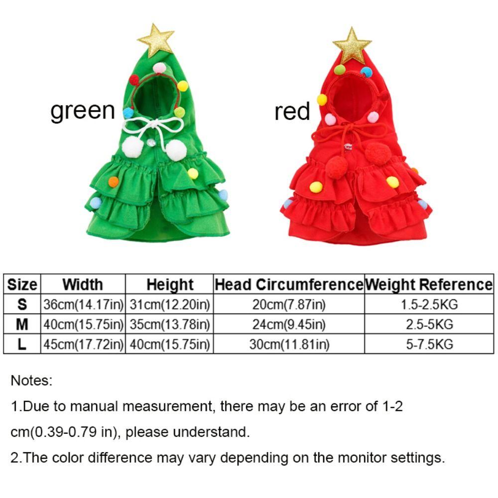 Soft Pet Christmas Cloak Plush Dog Hooded Cloak Funny Dog Transformation Cloak  Christmas