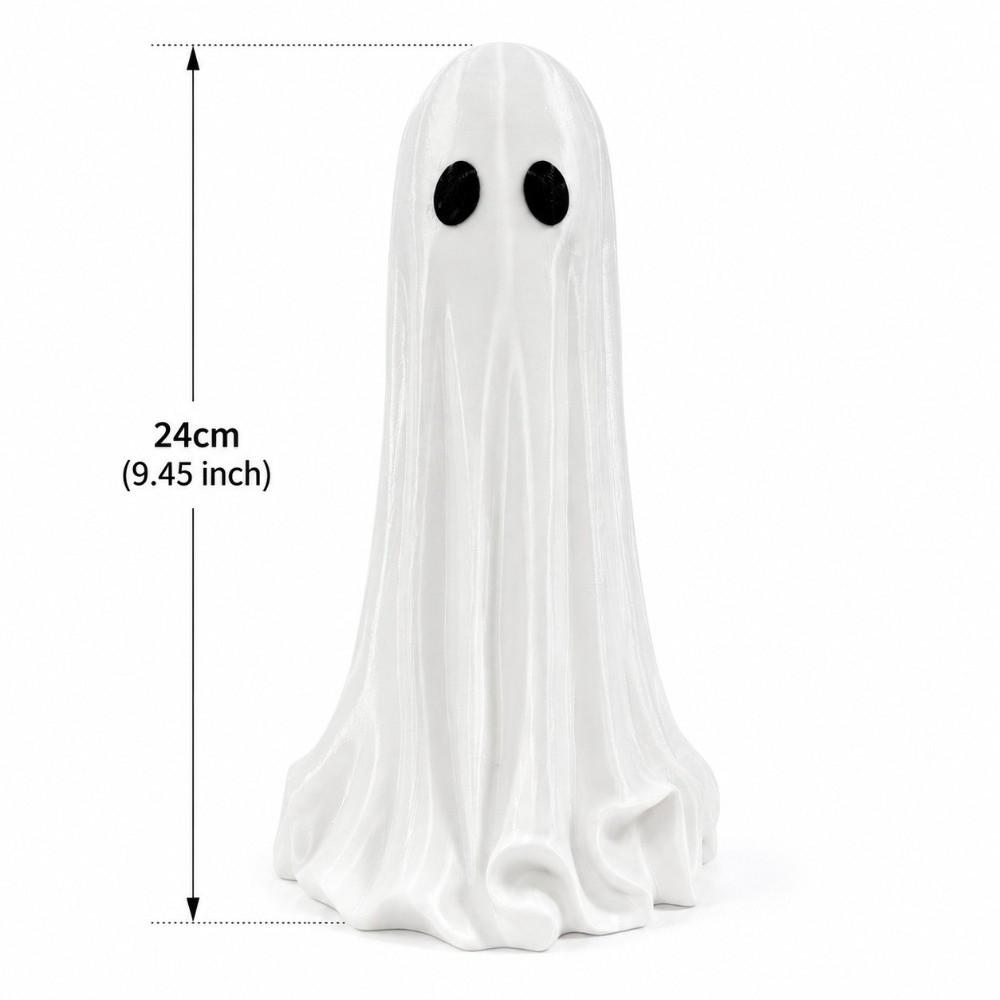 Light Up Halloween Lamp Glowing Ghost LED Ghost Figurine Decoration Ghost Lamp  Festival