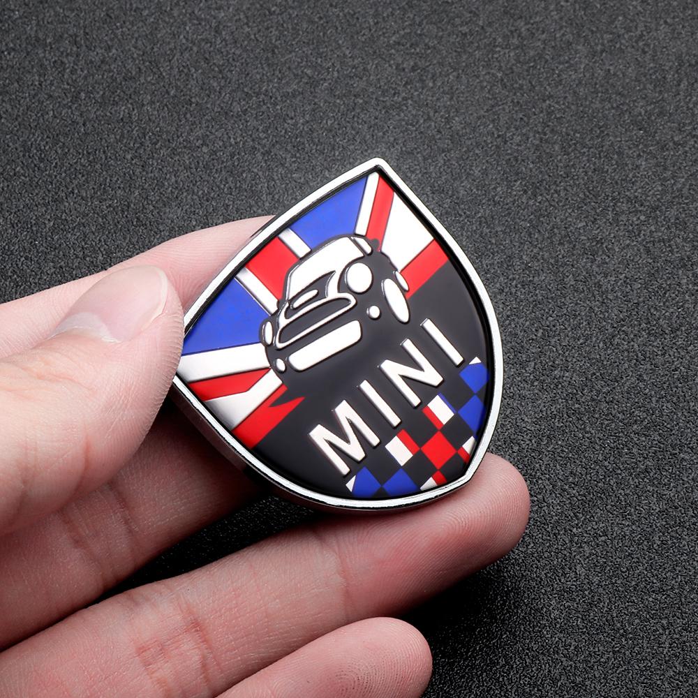 

Car Fender Trunk Body Metal Shield Sticker Accessories For Mini Cooper JCW Works F54 F55 F56 F57 F60 R50 R52 R53 R55 R56 R57 R58