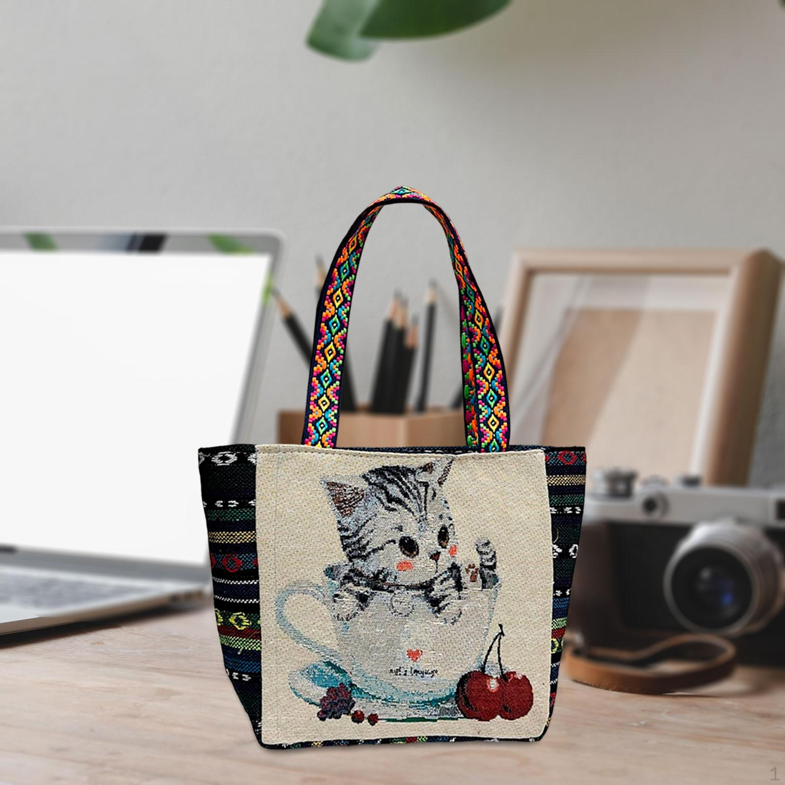 Женская холщовая сумка на плечо — фото 12