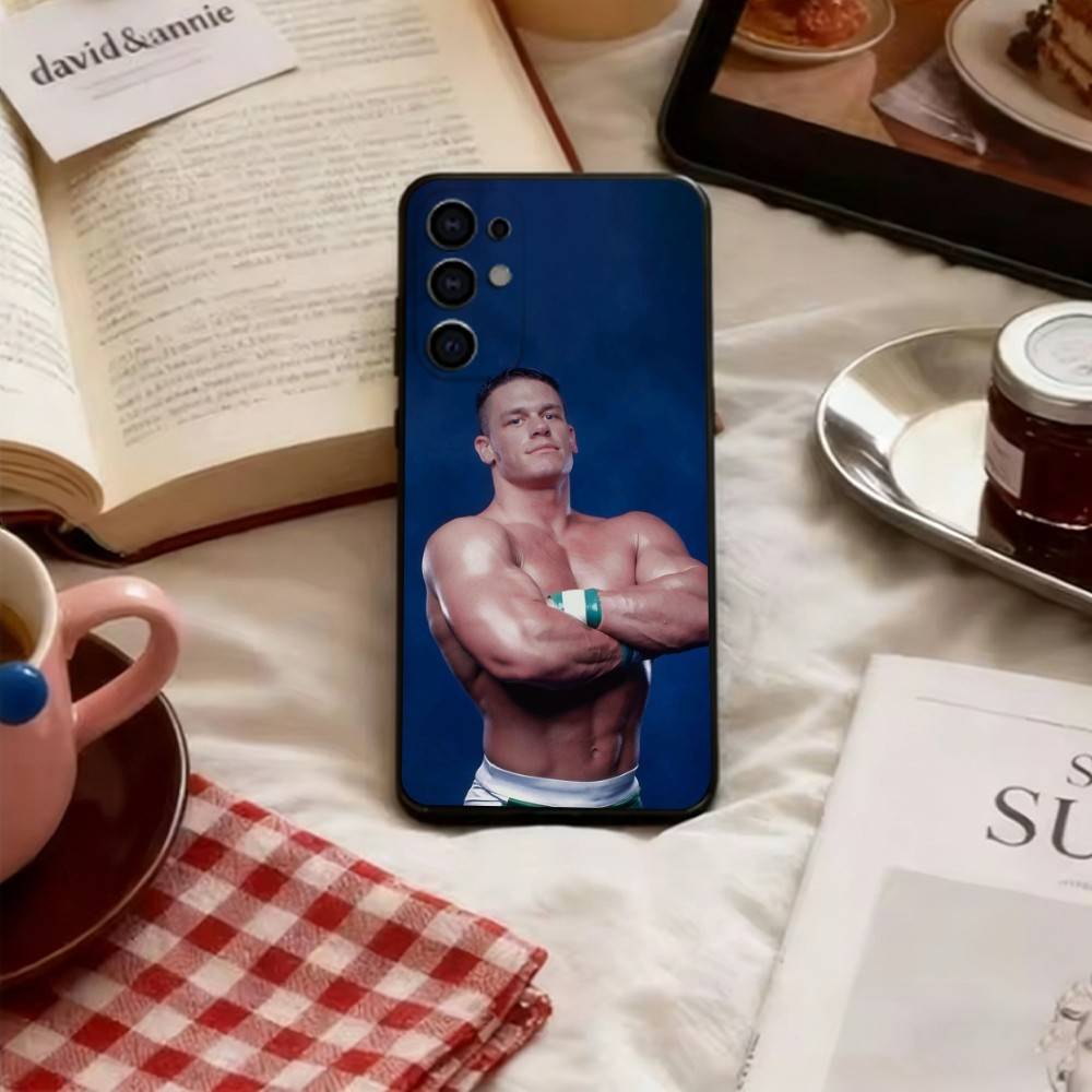 Wrestler John Cena Phone Case Soft black For Samsung S25,S24,S21,S22,S23,S30,Ultra,S20,Plus,Fe,Lite