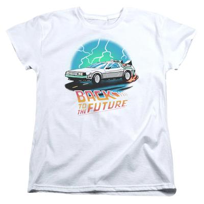 Ritorno al Futuro Airbrush T-shirt Donna Bianca