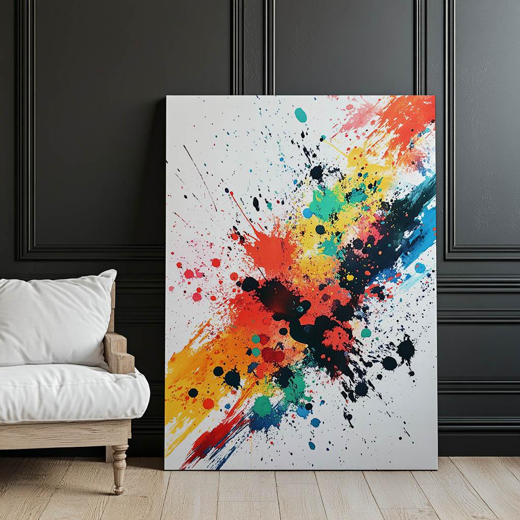 Eksplozja Kolorów Eksplozja Kolorów, 70X100 Cm, Bez Ramy, Płótno Premium Na Blejtramie