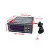 STC-1000 STC 1000 Termostato Digital LED para Incubadora Controlador de Temperatura Termorregulador Relé Aquecimento Refrigeração 12V 24V 220V