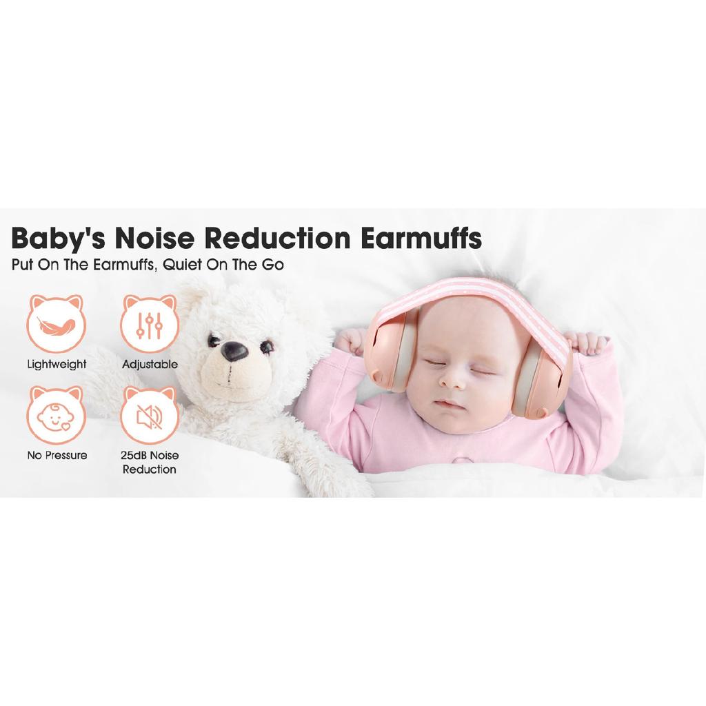 C10 Baby Ear Protection for Newborn Noise Cancelling Headphones for Babies Noise ReductionEarmufs Travel Gift