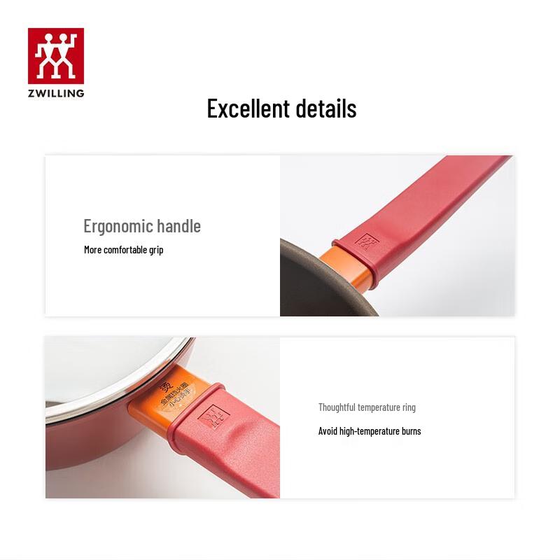 Zwilling Pomegranate NOW 30cm Non-stick Wok Set