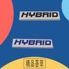 Premium HYBRID for Universal Car Engine Hood Fender Trunk Tail Rear Bonnet Nameplate Decal Emblem Badge Sticker