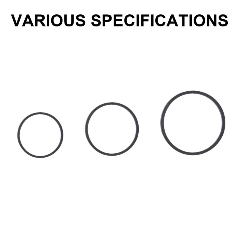 Gummiantriebsriemen 1mm für Plattenspieler Kassettenabspielgeräte Tonbandgerät Maschine 25/27/28/30mm Durchmesser 50 Stück