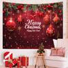 1pc Merry Christmas Tapestry, Happy New Year Blessings Poster Decoration Background Wall Hanging Decoration Tapestry