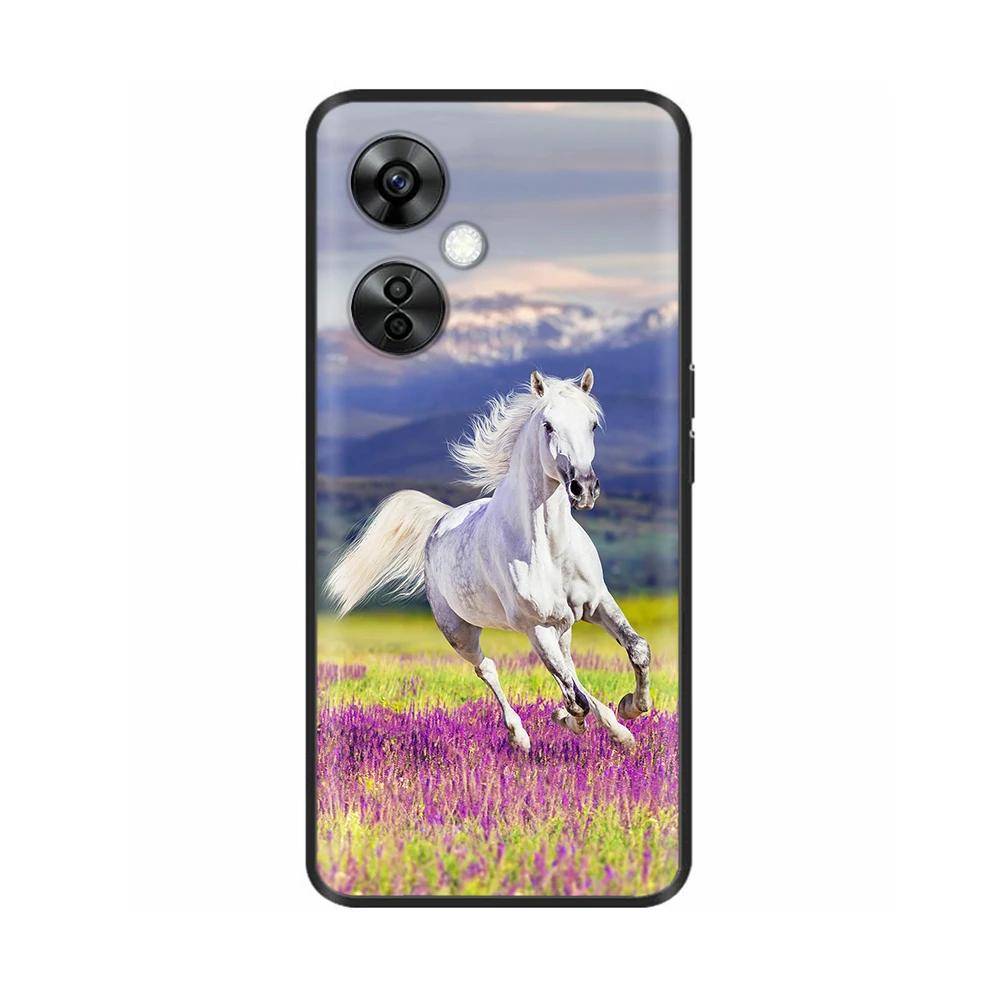 Für OnePlus Nord CE 3 Lite 5G Hülle Blume Silikon Weiche Rückseite Für Oneplus Nord CE3 5G NordN30 Handyhülle Schutzhülle