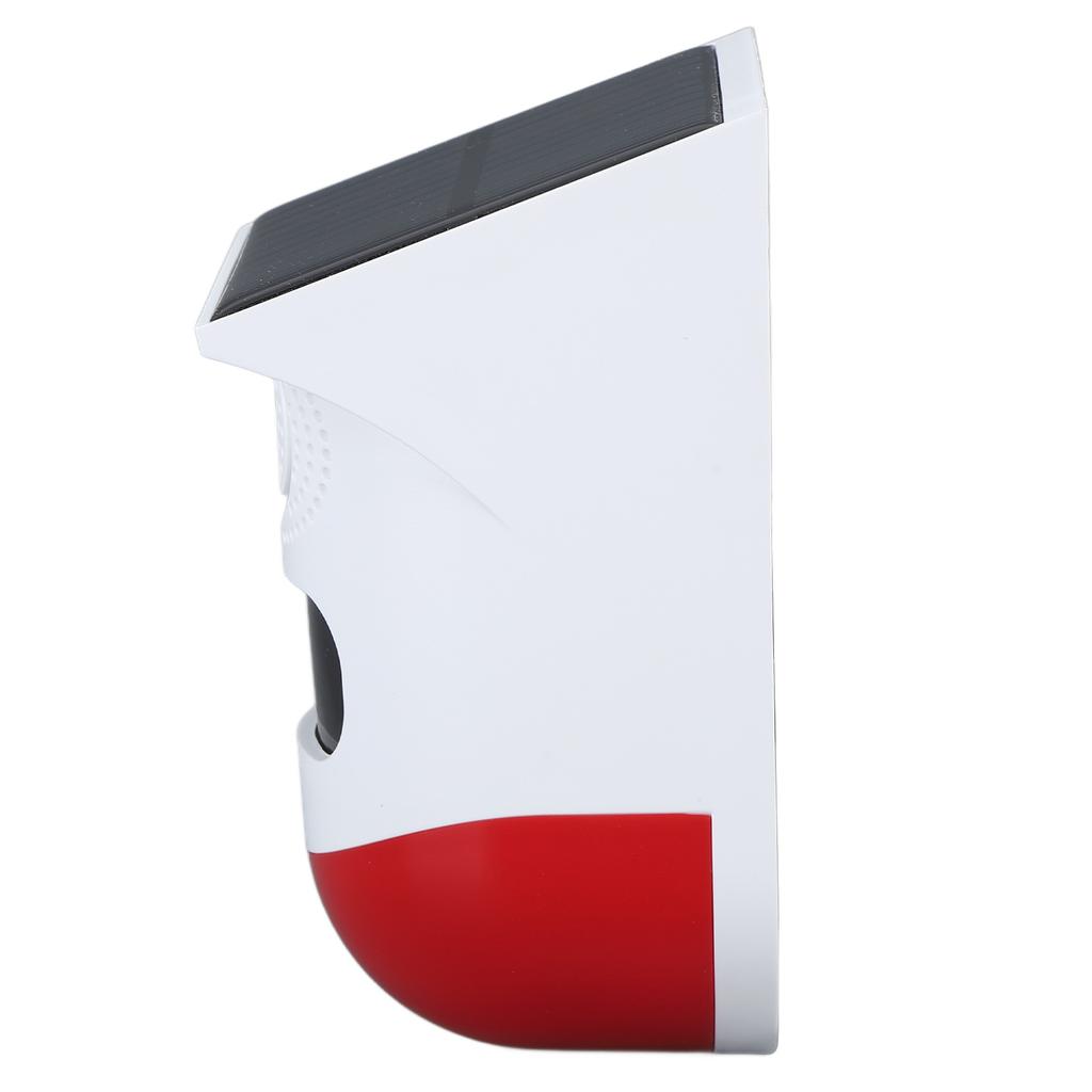 Motion Sensor Alarm Solar Sound and Light Alarm Wireless IP67 Intelligent Outdoor Alarm with Built In Battery for Farm Outdoor