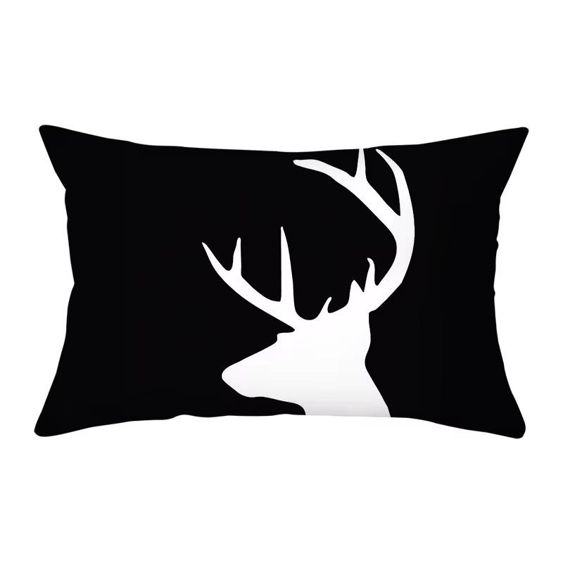 30*50 Geometric Nordic Colorful Stripe Pattern Printing Decorative Living Room Home Furnishing Polyester Rectangular Pillowcase