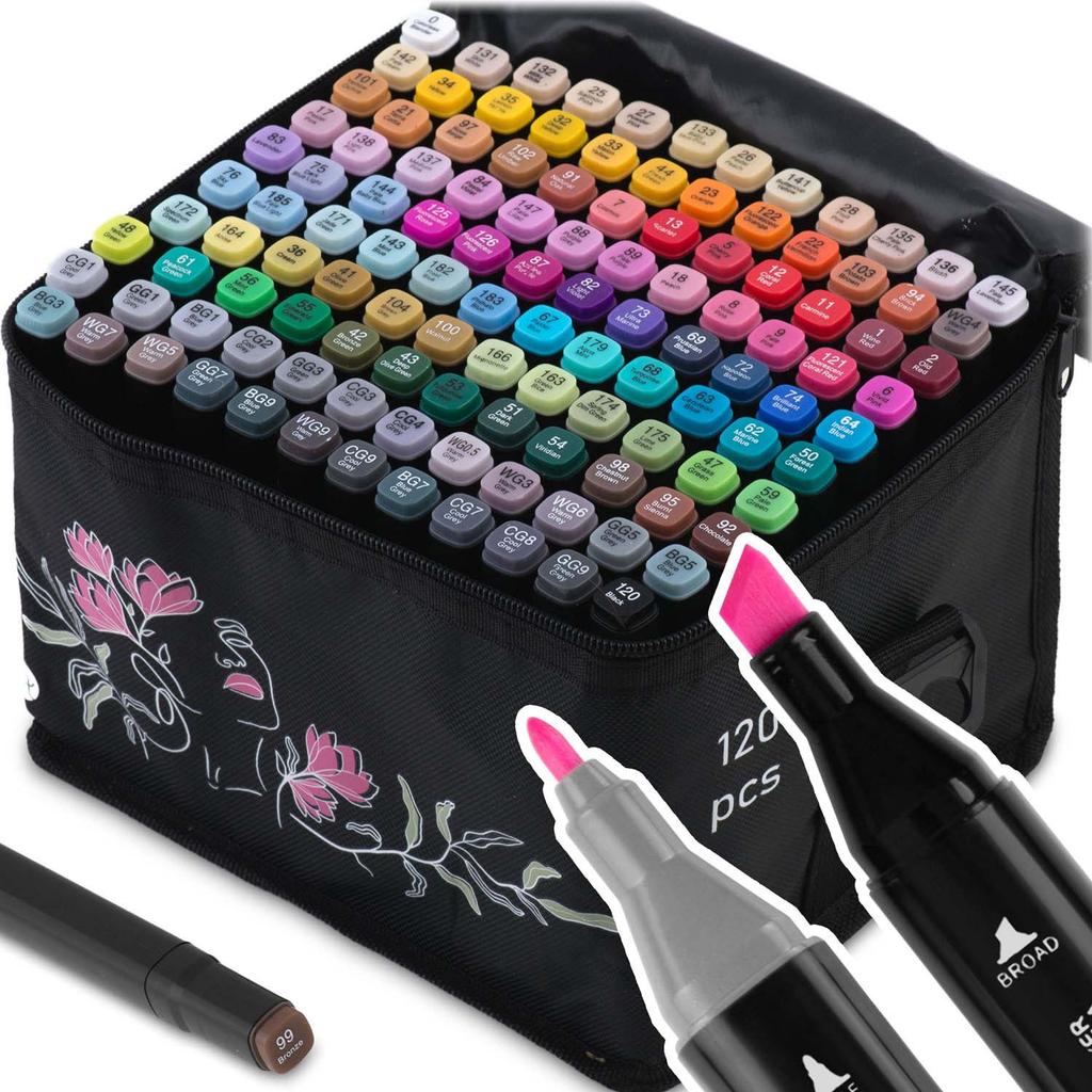Nukido Nk-913 Alcohol Markers With Bag Of 120