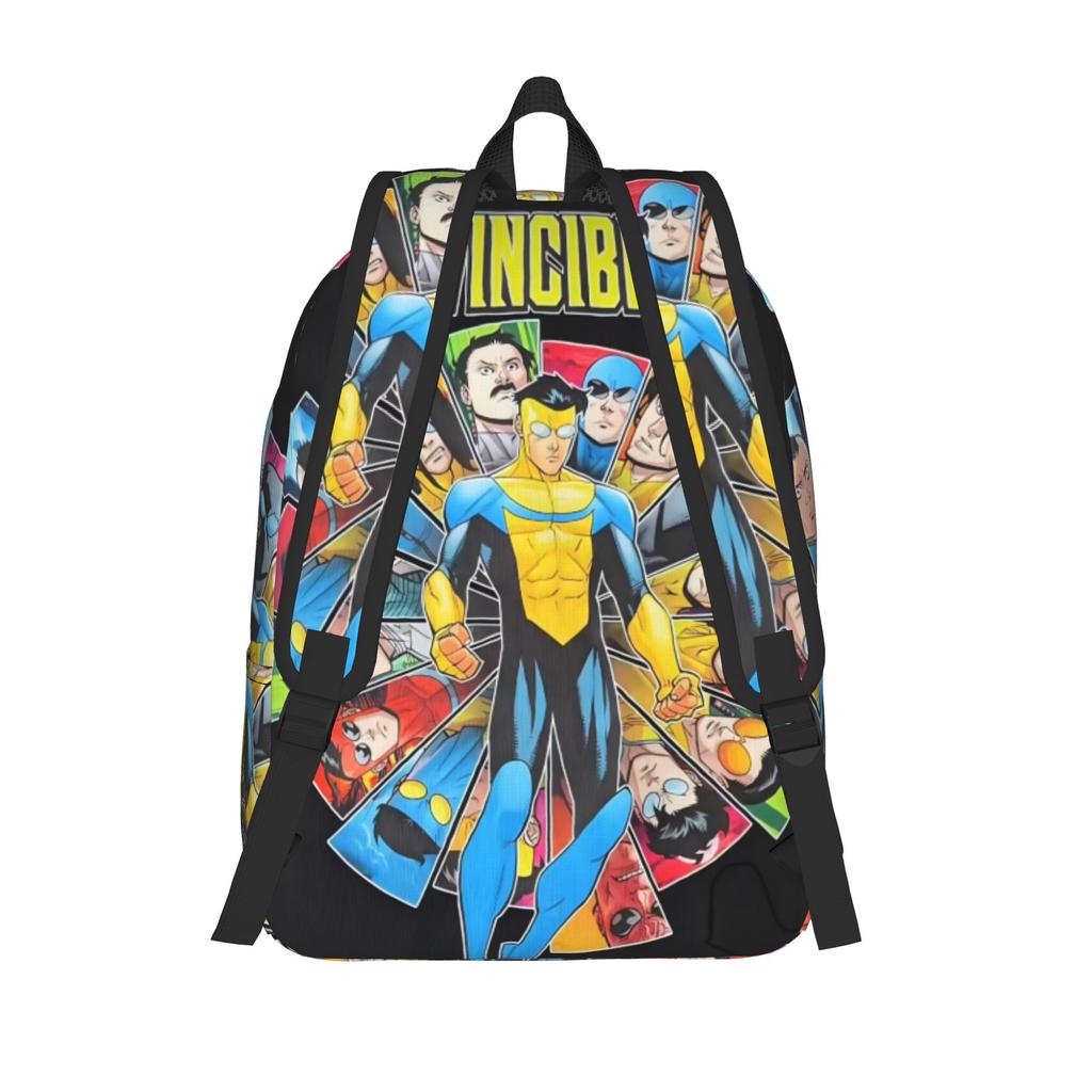 Mochila de Moda Invincibles para Cómic, Deportiva, Estudiante, Senderismo, Viaje, Mochila de Día para Hombres, Mujeres, Bolso de Hombro para Portátil