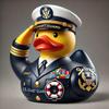 Veteran Tribute Resin Duck Ornament for Home Decor