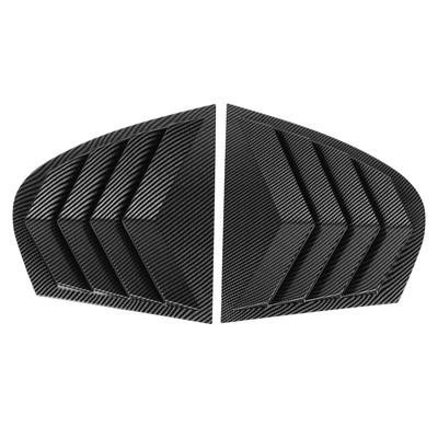 Pair of Car Rear Window Shutter Cover Trim Stylish Rear Side Window Louver Vent Trim for 5 Series