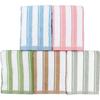 Hayashi Zestaw kąpielowy 60 x 120 Ręczniki Aegean Bay, 2, Ok.. cm, Bawełna, Paski, Zielony, BI7005-2P04