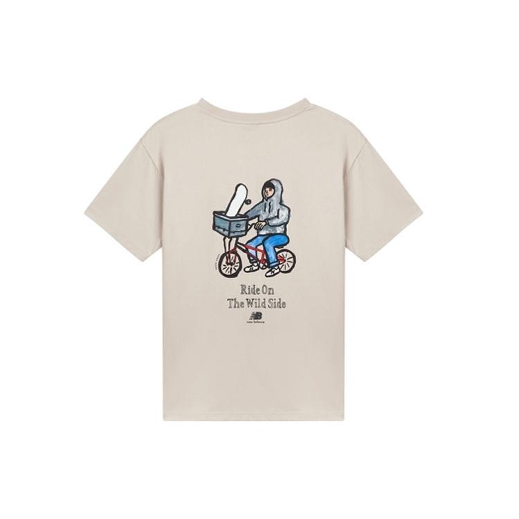 Футболка New Balance Унисекс Хаки AMT12343-GOK S