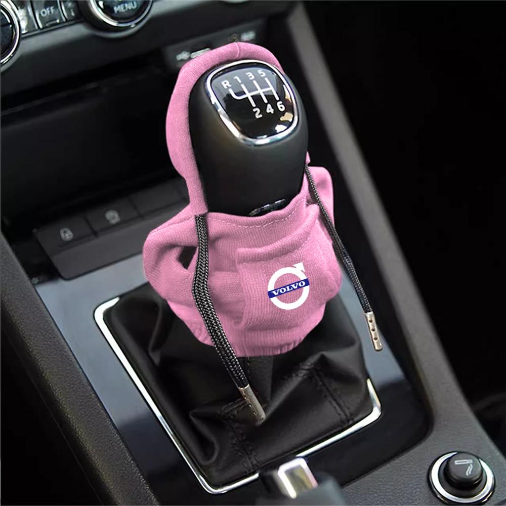 1 Stück Modische Hoodies Auto Gangschalthebel Abdeckung Griff Gangschaltung Dekor für Volvo R Design V50 S40 XC90 XC60 V40 V60 XC70 C30