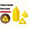 10-Pack Plastic Triangle Painting Easel,Woodworking Tool Pyramid Stand,Paint Rack,Spray Paint Holder,Woodworking Paint Pad Block