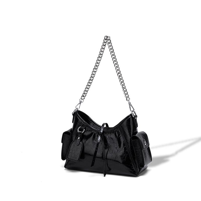 Fashionable Large-capacity Genuine Leather Women's Bag Tote Bag Chain Bag  Single-shoulder Large Bag