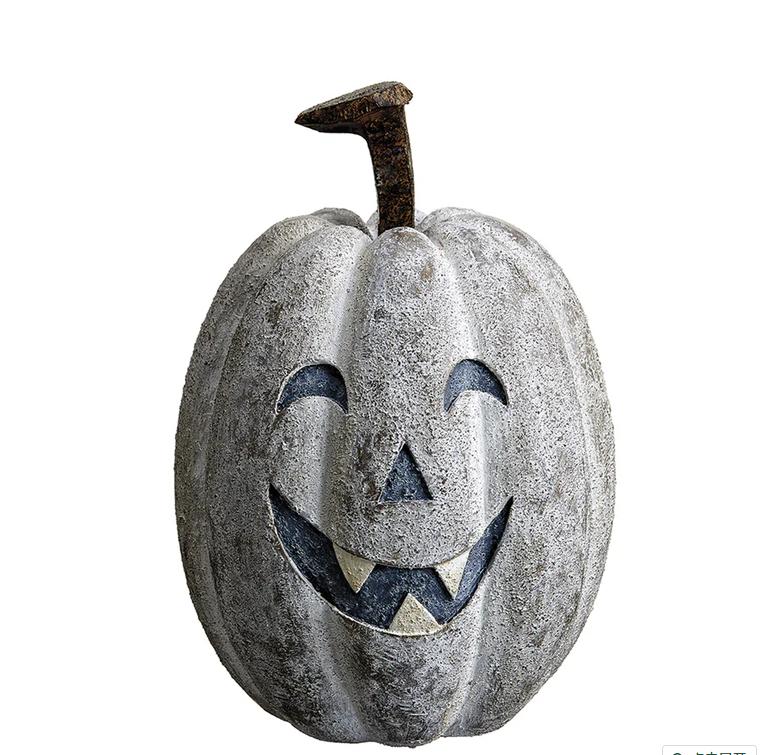Halloween Pumpkin Decorative Figurine for Party Home Decor